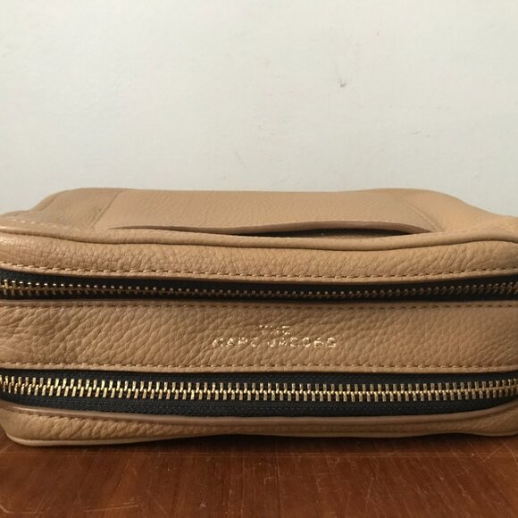 Marc Jacobs The Softshot 21 Crossbody Women's Beige Leather Shoulder Bag - Picture 6 of 14